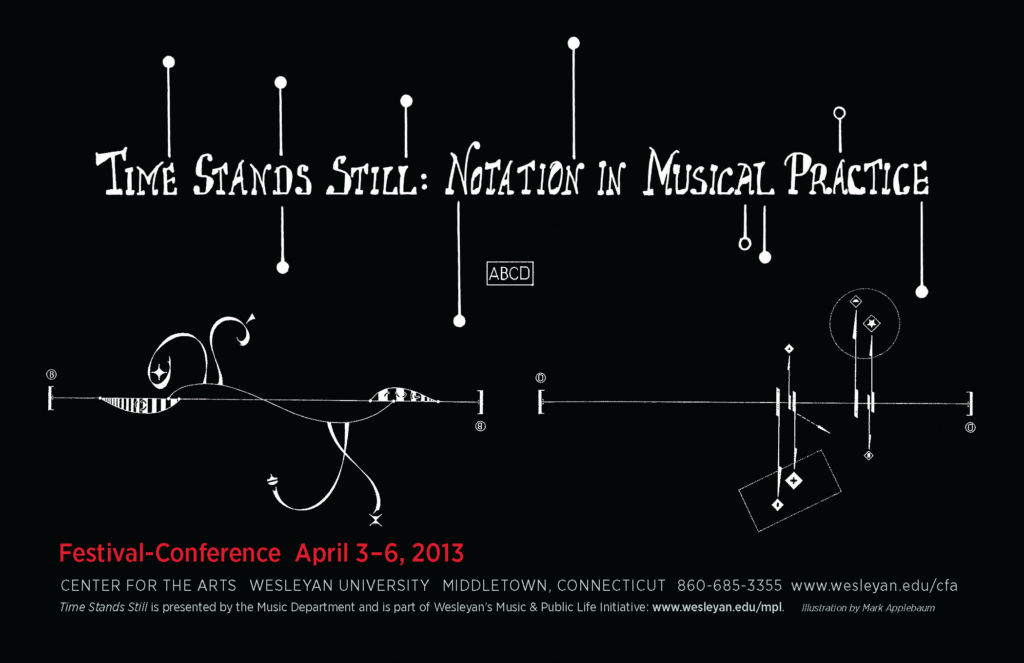 Time Stands Still festival flyer.